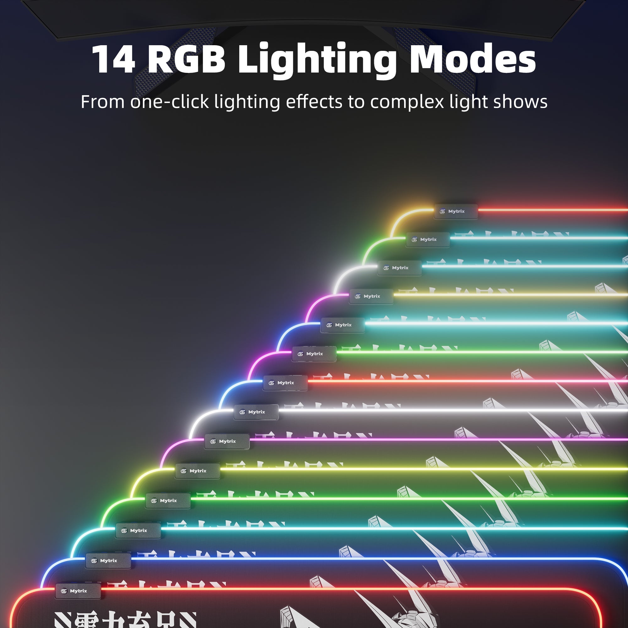Mytrix Zero-Kirin RGB Gaming Mouse Pad, LED Soft Extended Large Office Mouse Pad, Anti-Slip Rubber Base, Keyboard Mouse Mat - Black Mytrix Zero-Kirin RGB Gaming Mouse Pad, LED Soft Extended Large Office Mouse Pad, Anti-Slip Rubber Base, Keyboard Mouse Mat - Black